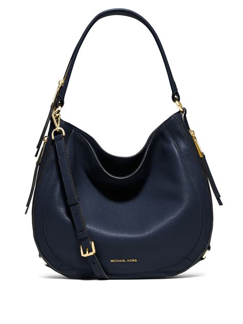 michael kors blue shoulder bag|michael kors women's shoulder bag.